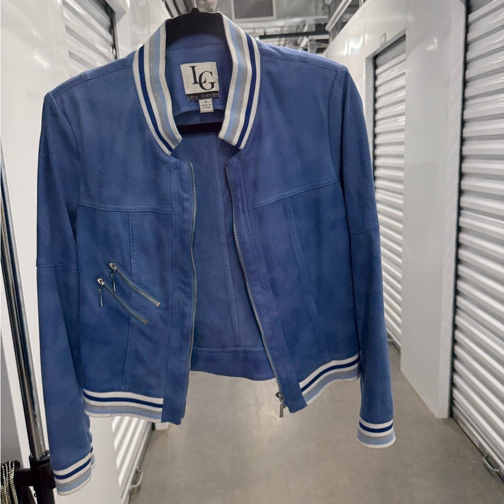 LG Women's Blue Bomber Jacket